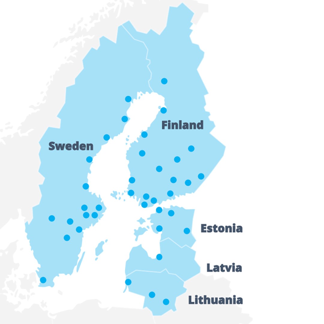 Veho Group operating areas