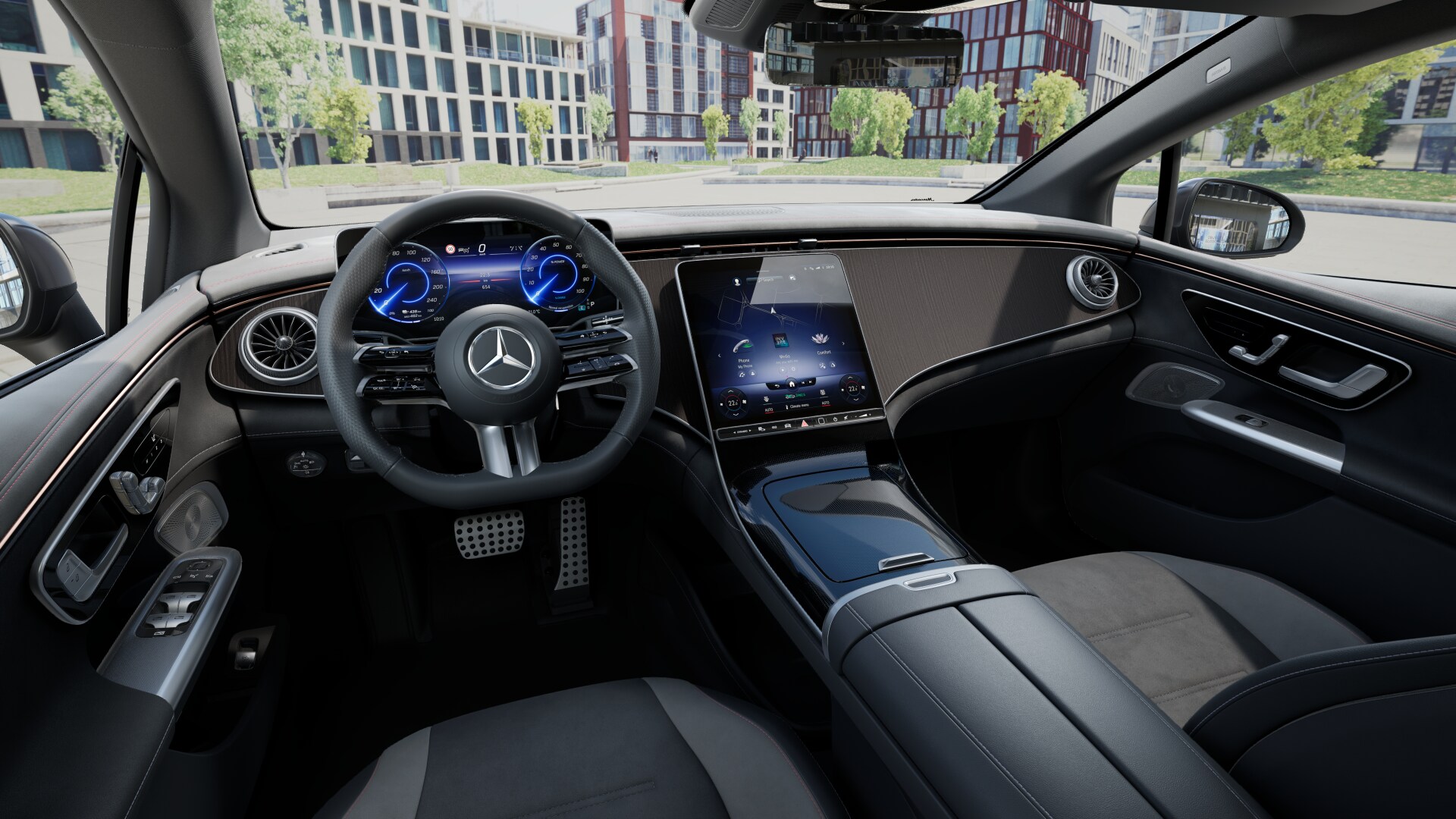 Mercedes-Benz EQE 350 AMG 2022, photo 6/8