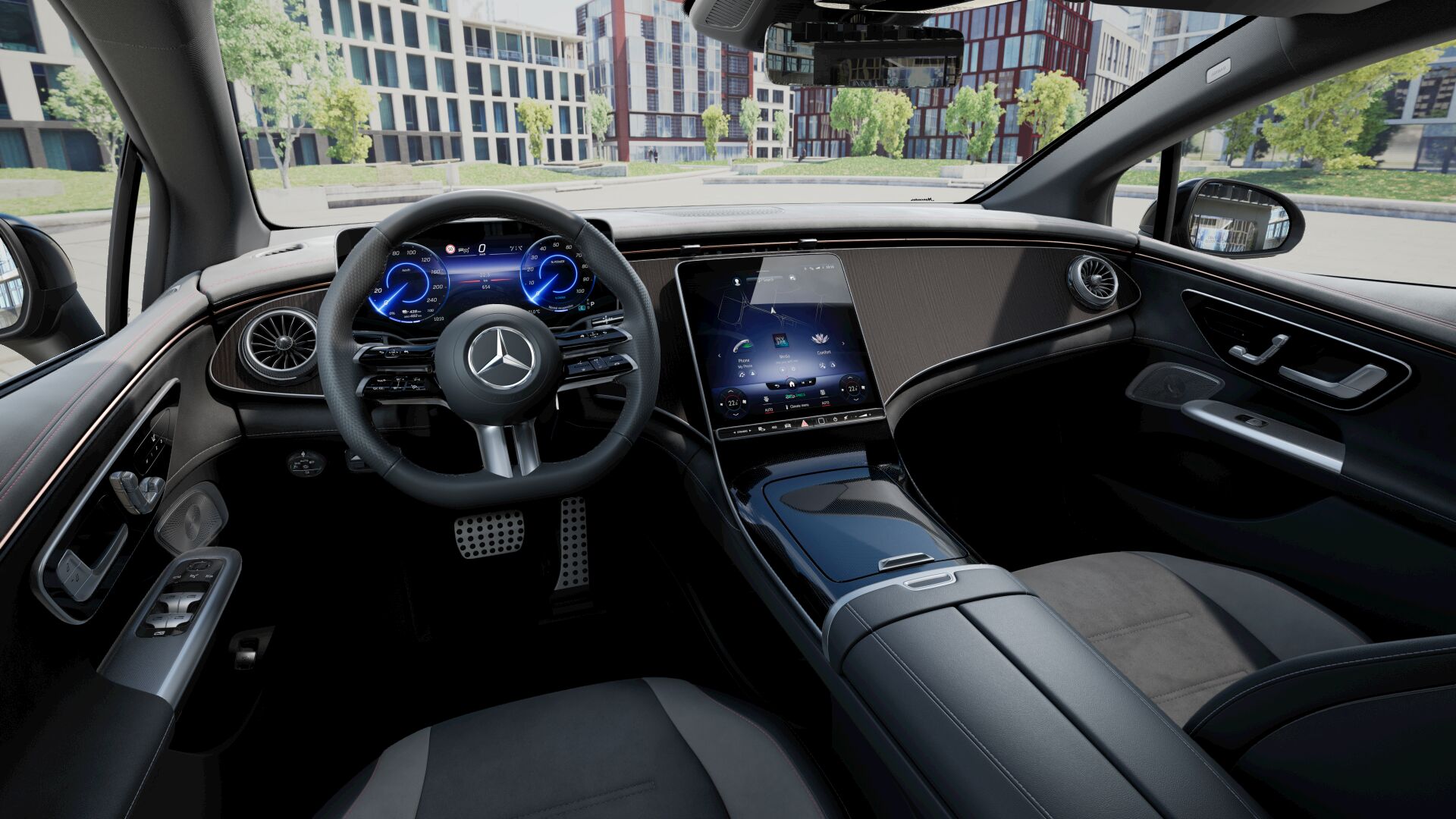 Mercedes-Benz EQE 350 4MATIC AMG Line 2025, bild 4/7