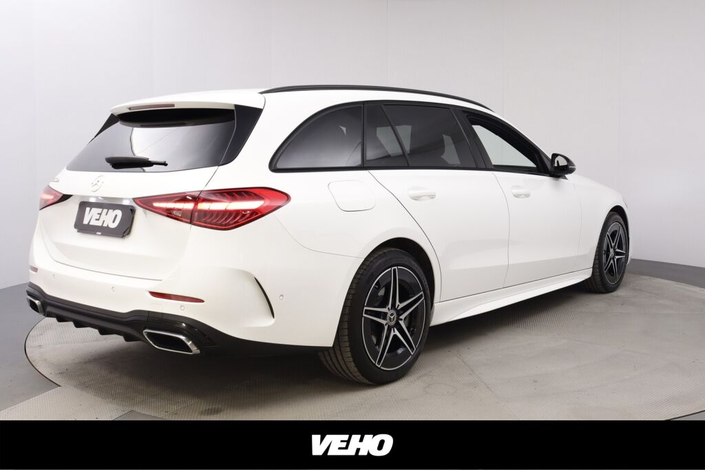 Mercedes-Benz C 2022 300 e T A Business AMG Night + Panorama / Ajoavustimet / Muistipenkit