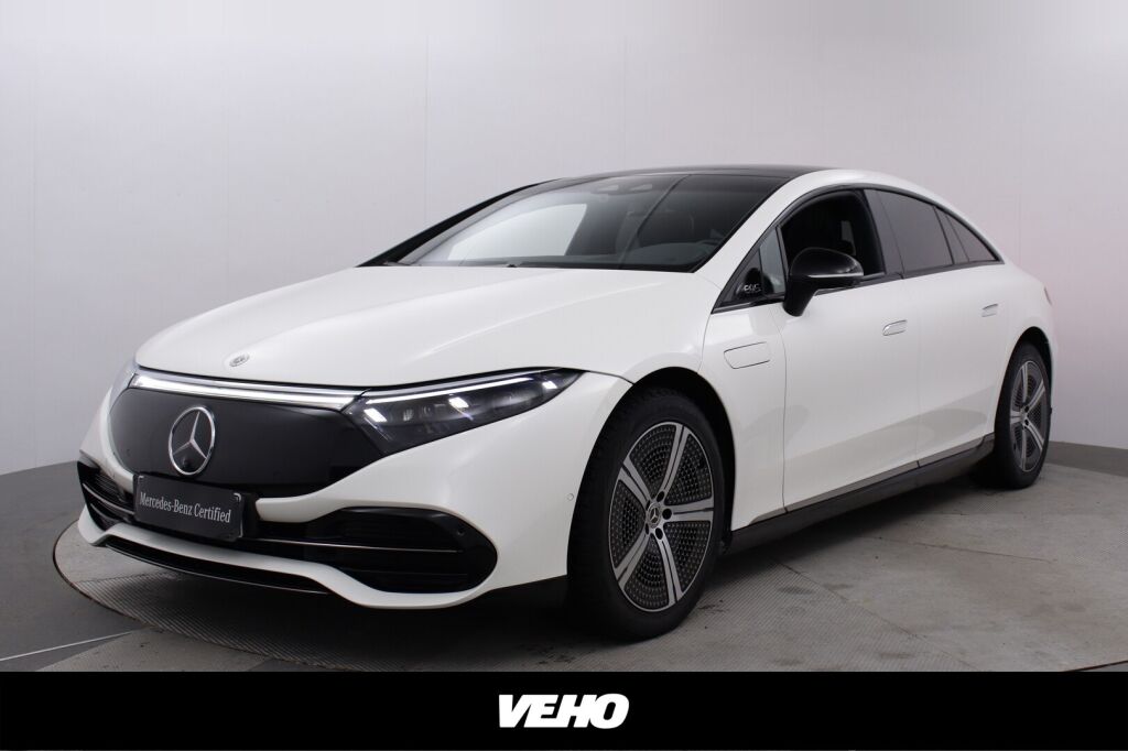 Mercedes-Benz EQS 2021 580 4Matic Electric Art / Night / designo / Premium Plus-paketti / Hyperscreen / ** 2 vuoden takuu