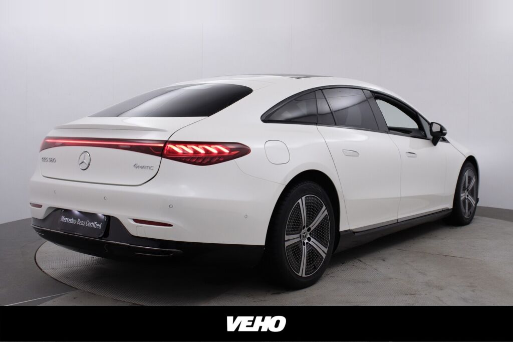 Mercedes-Benz EQS 2021 580 4Matic Electric Art / Night / designo / Premium Plus-paketti / Hyperscreen / ** 2 vuoden takuu