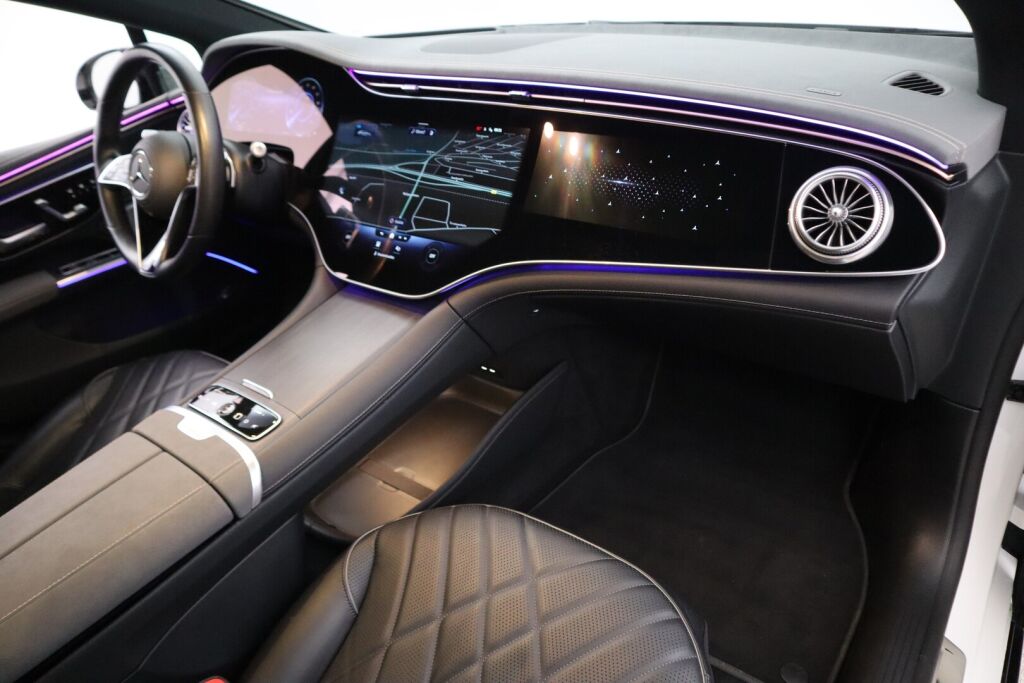 Mercedes-Benz EQS 2021 580 4Matic Electric Art / Night / designo / Premium Plus-paketti / Hyperscreen / ** 2 vuoden takuu