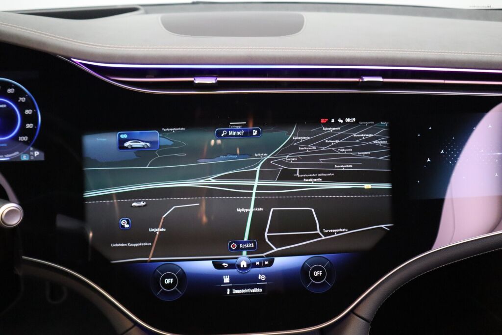 Mercedes-Benz EQS 2021 580 4Matic Electric Art / Night / designo / Premium Plus-paketti / Hyperscreen / ** 2 vuoden takuu